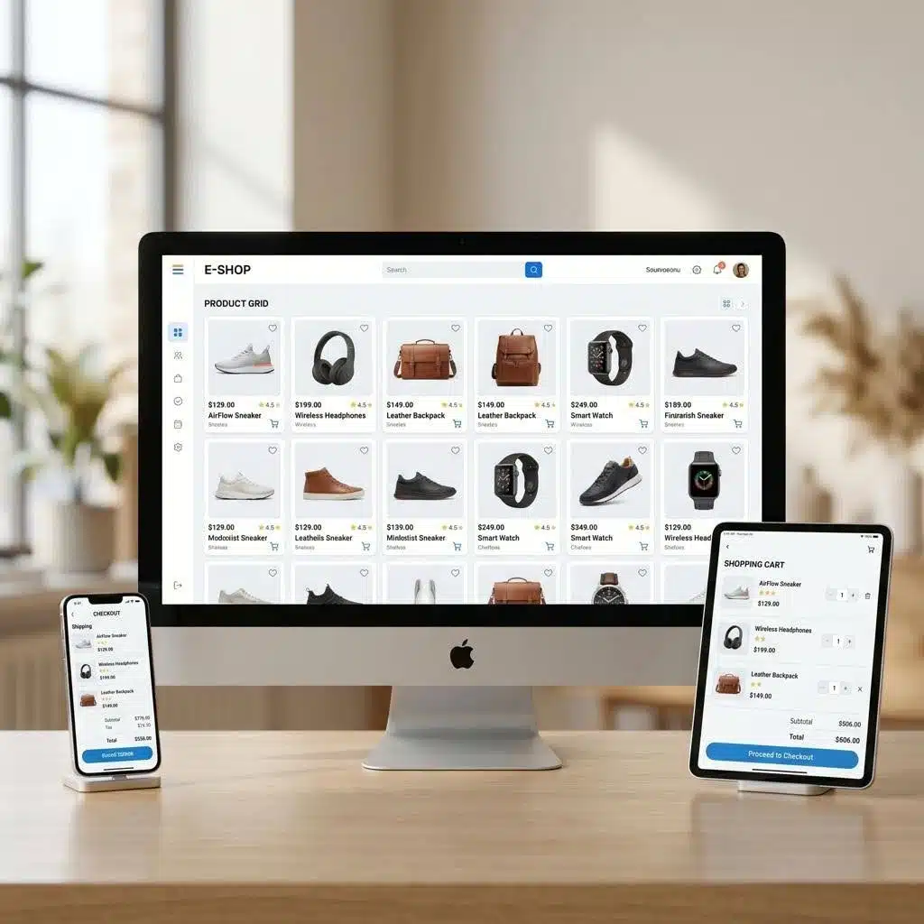 ตัวอย่างเว็บไซต์ขายสินค้าออนไลน์ E-commerce