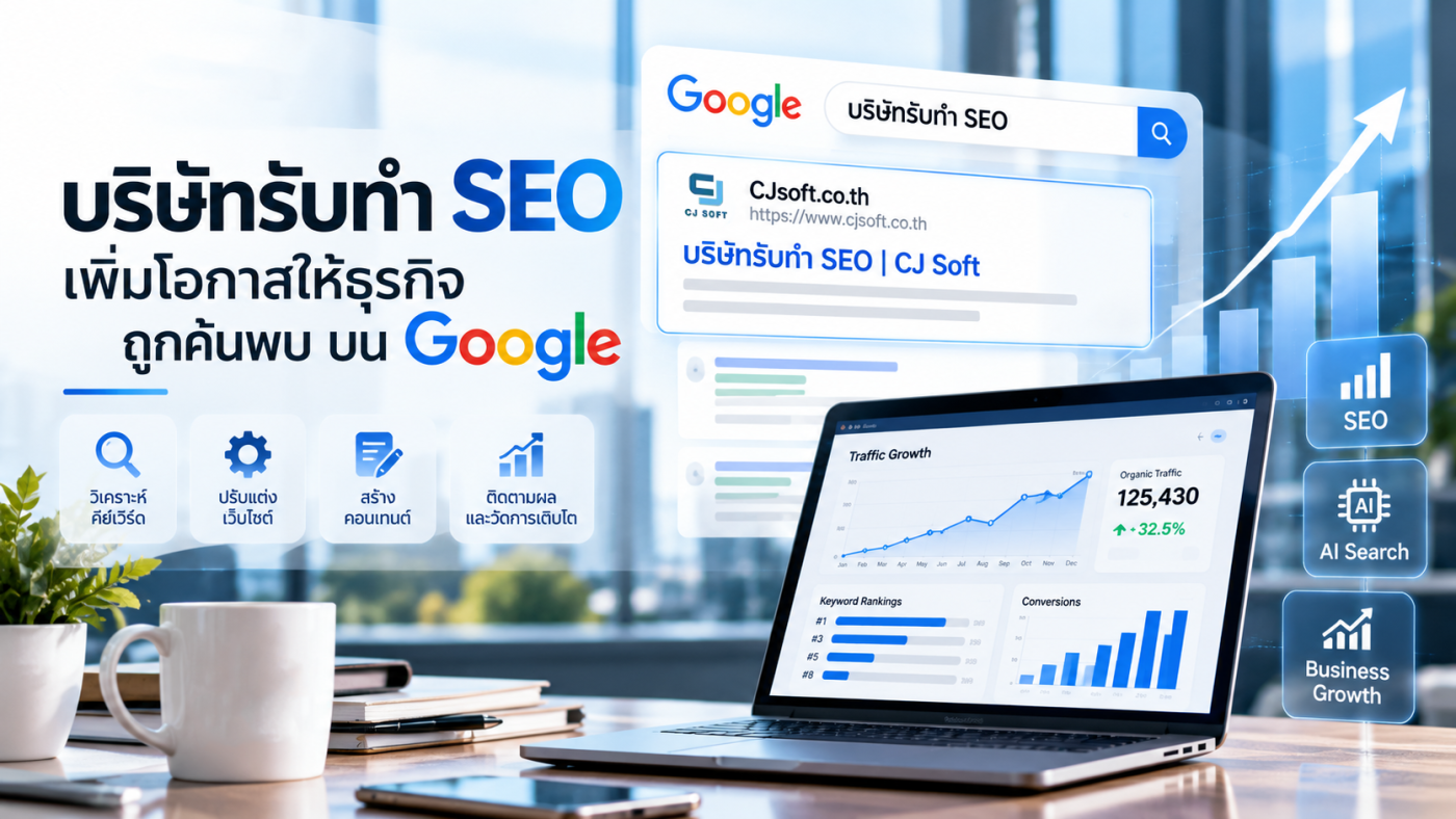 บริษัทรับทำ SEO และเอเจนซี่ SEO สำหรับธุรกิจ