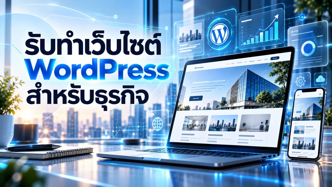 รับทำเว็บไซต์ WordPress สำหรับธุรกิจ